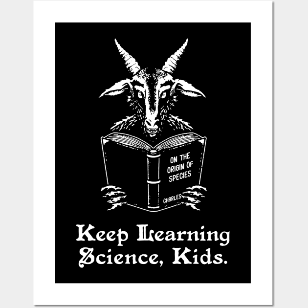 Keep Learning Science Kids Wall Art by Talkad